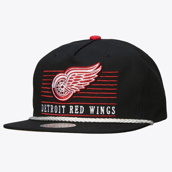 Detroit Red Wings Black Ascend Deadstock Snapback Hat