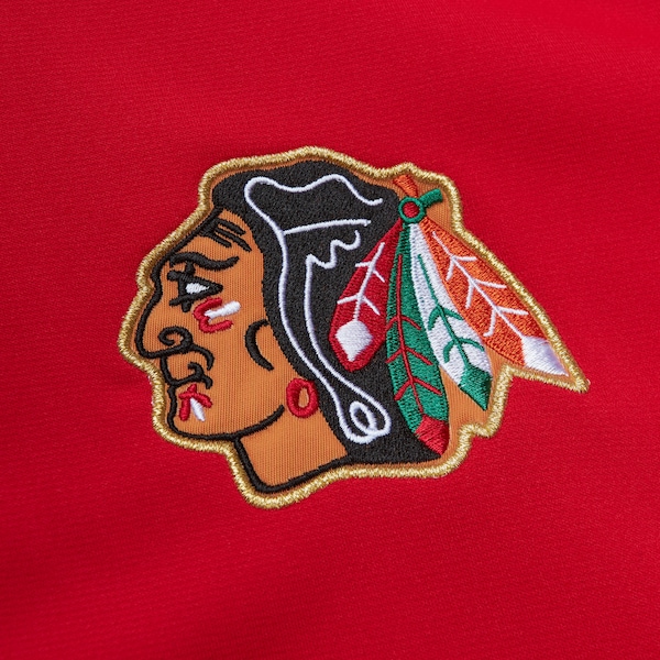 Bobby Hull Chicago Blackhawks 1971 Red Warm Up Full-Zip Jacket