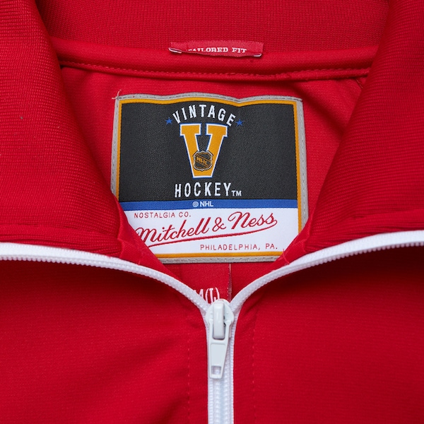 Bobby Hull Chicago Blackhawks 1971 Red Warm Up Full-Zip Jacket