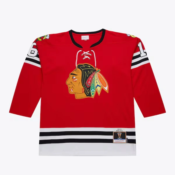 Bobby Hull Chicago Blackhawks 1960-61 Red Power Play Player Jersey