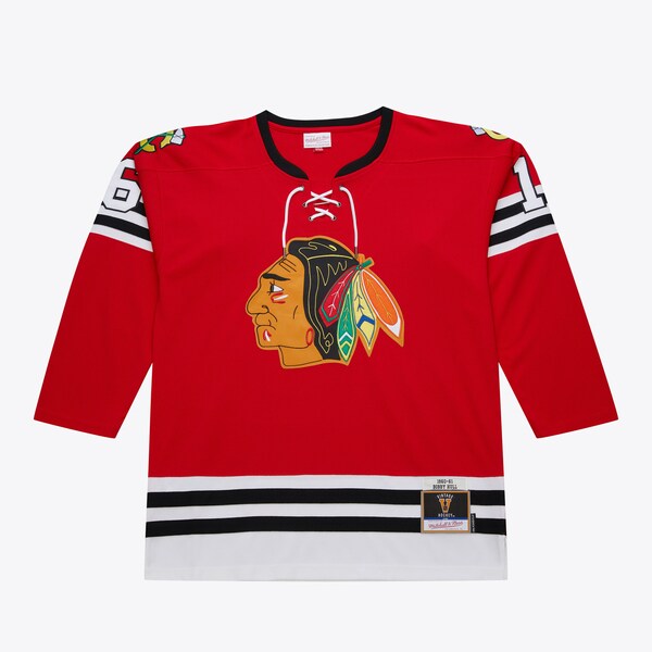 Bobby Hull Chicago Blackhawks 1960-61 Red Power Play Player Jersey