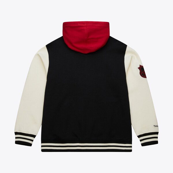 Chicago Blackhawks Black Rinkside Fleece Full-Snap Jacket