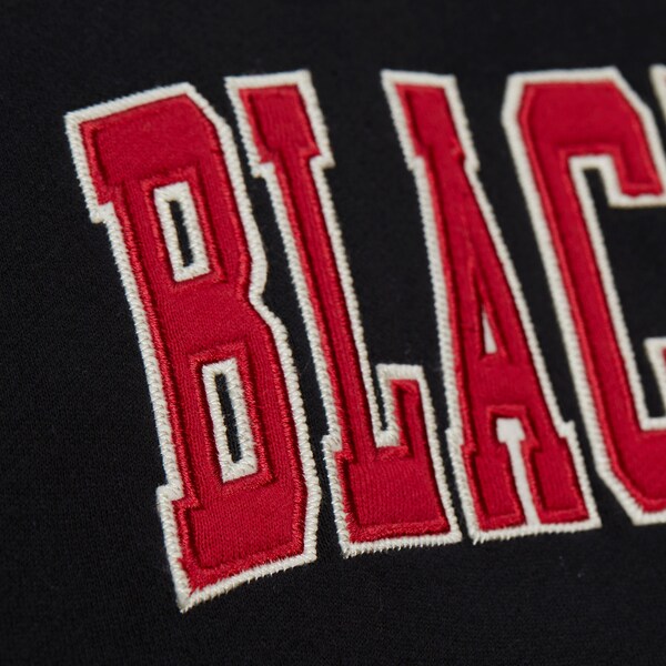 Chicago Blackhawks Black Rinkside Fleece Full-Snap Jacket