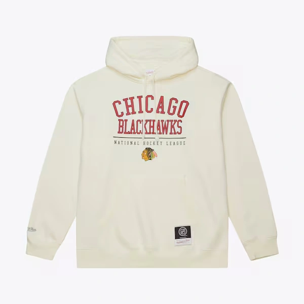 Chicago Blackhawks Cream Walk-Off Fleece Hoodie