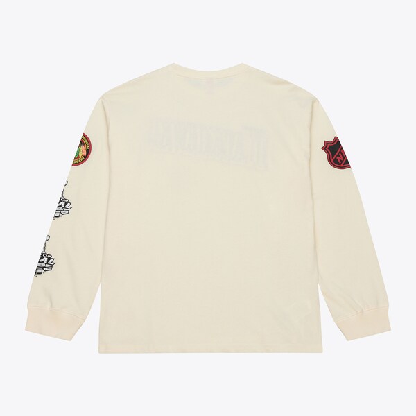 Chicago Blackhawks Cream Dusted Training Camp Long Sleeve T-Shirt