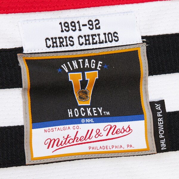 Chris Chelios Chicago Blackhawks 1991-92 Red Power Play Player Jersey