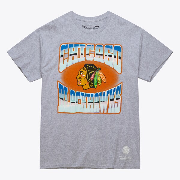Chicago Blackhawks Gray Stateside Pastel T-Shirt