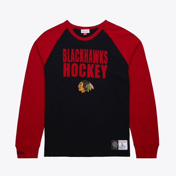 Chicago Blackhawks Black Legendary Slub Long Sleeve T-Shirt
