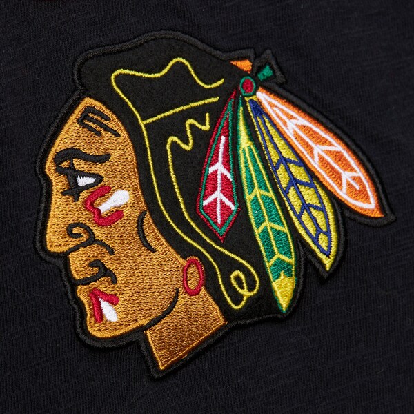 Chicago Blackhawks Black Legendary Slub Long Sleeve T-Shirt