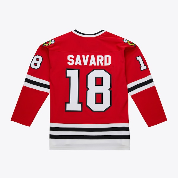 Denis Savard Chicago Blackhawks 1980-81 Scarlet Power Play Player Jersey