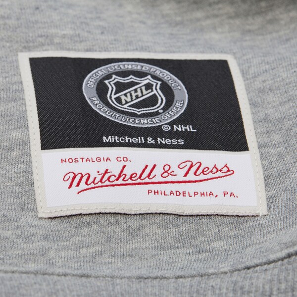 Chicago Blackhawks Heather Gray Walk-Off Fleece Crewneck Sweatshirt