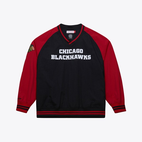 Chicago Blackhawks Black Current Nylon Pullover