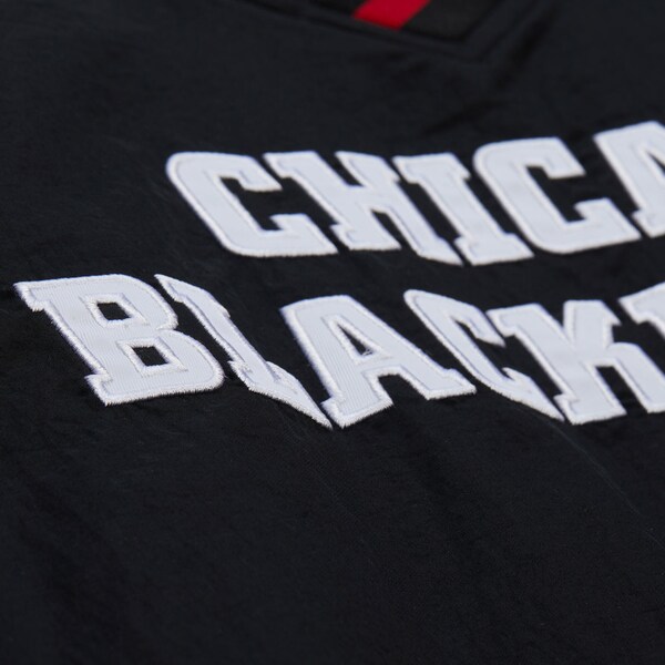 Chicago Blackhawks Black Current Nylon Pullover