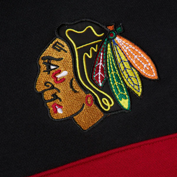 Chicago Blackhawks Black Head Coach Fleece Pullover Hoodie