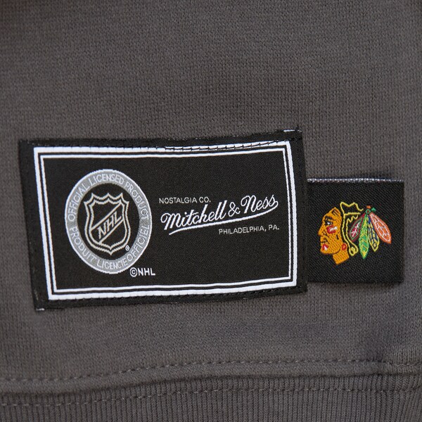 Women's Chicago Blackhawks Charcoal Lightweight Crew 4.0 Pullover Sweatshirt 5 Women's Chicago Blackhawks Charcoal Lightweight Crew 4.0 Pullover Sweatshirt