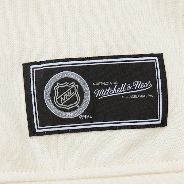 Women's Chicago Blackhawks Cream Logo Lightweight 3.0 Fleece Pullover Sweatshirt