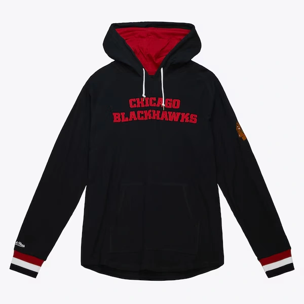 Chicago Blackhawks Black Legendary Slub Pullover Hoodie