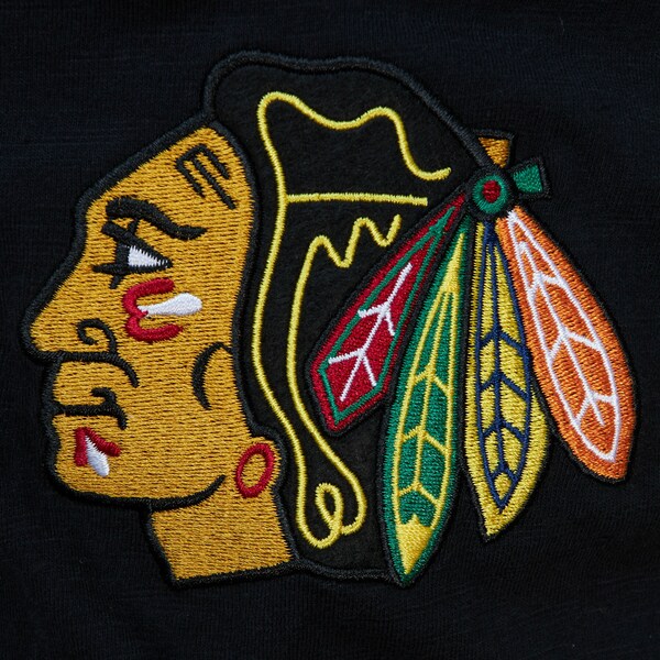 Chicago Blackhawks Black Legendary Slub Pullover Hoodie