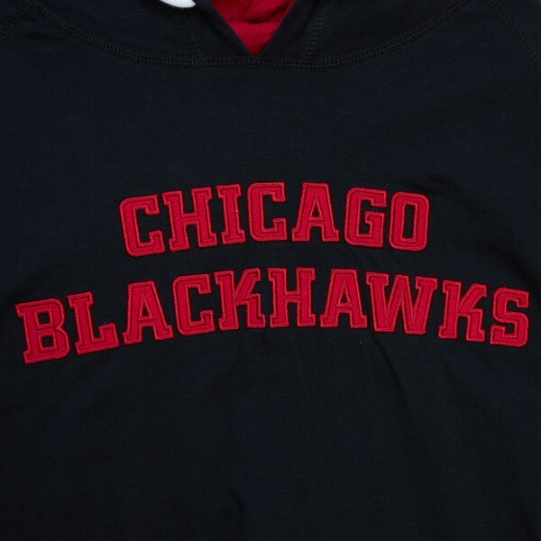 Chicago Blackhawks Black Legendary Slub Pullover Hoodie