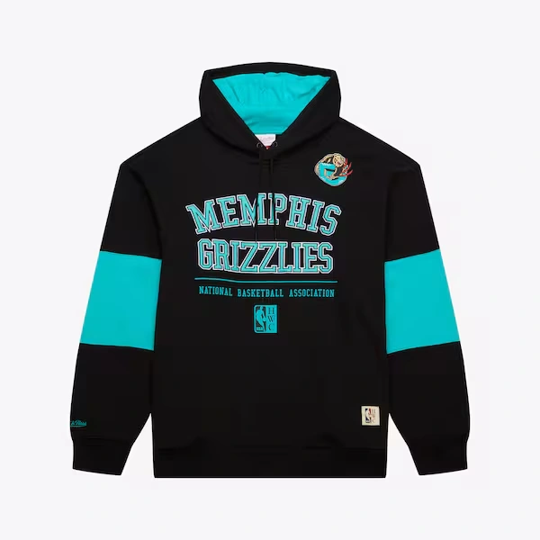 Memphis Grizzlies Black Retro Fleece Pullover Hoodie