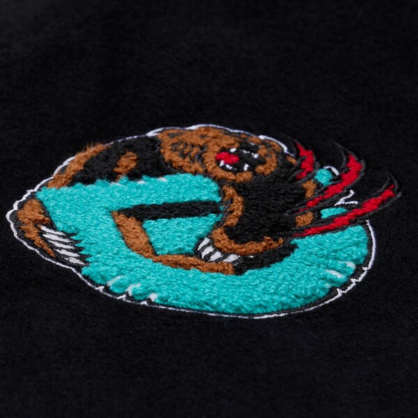 Memphis Grizzlies Black Hardwood Classics Walk the Tunnel Varsity Full-Snap Jacket 4 Memphis Grizzlies Black Hardwood Classics Walk the Tunnel Varsity Full-Snap Jacket