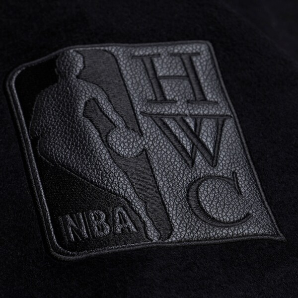 Memphis Grizzlies Black Hardwood Classics Walk the Tunnel Varsity Full-Snap Jacket 5 Memphis Grizzlies Black Hardwood Classics Walk the Tunnel Varsity Full-Snap Jacket