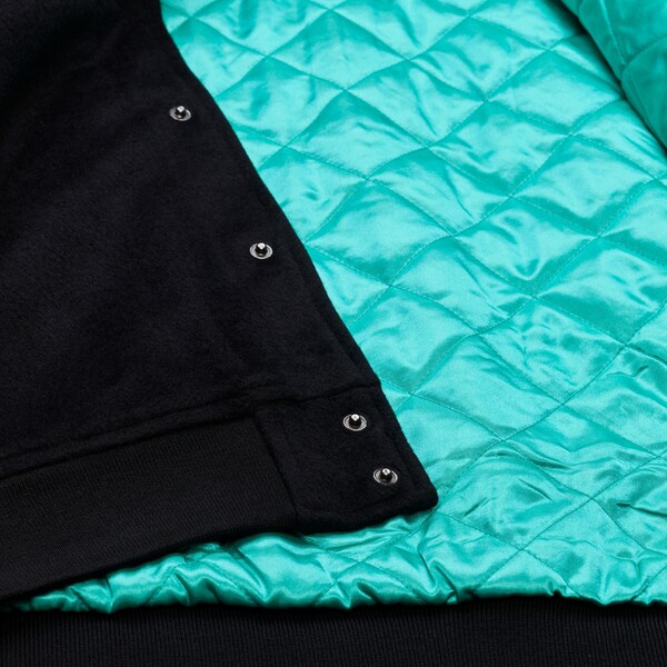 Memphis Grizzlies Black Hardwood Classics Walk the Tunnel Varsity Full-Snap Jacket 6 Memphis Grizzlies Black Hardwood Classics Walk the Tunnel Varsity Full-Snap Jacket