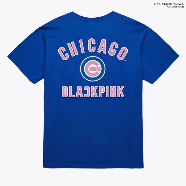 Chicago Cubs Royal BLACKPINK x MLB T-Shirt