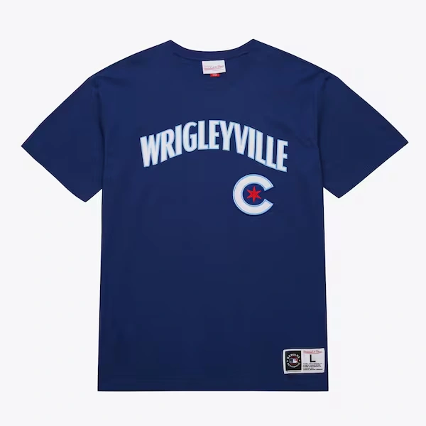 Chicago Cubs Navy City Connect Premium T-Shirt