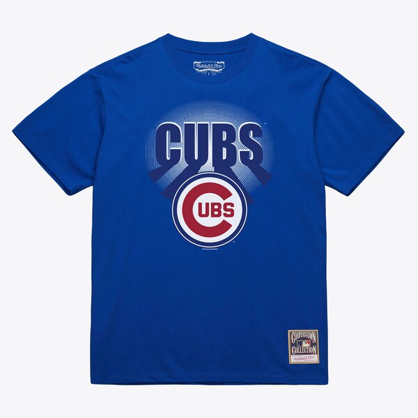 Chicago Cubs Royal Cooperstown Under The Lights Arch T-Shirt