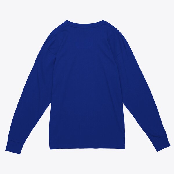 Chicago Cubs Royal Arched Logo Slub Long Sleeve T-Shirt