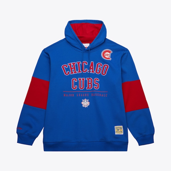 Chicago Cubs Royal Cooperstown Retro Fleece Pullover Hoodie