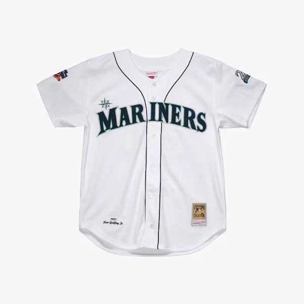 Ken Griffey Jr. Seattle Mariners 1997 White Authentic Jersey