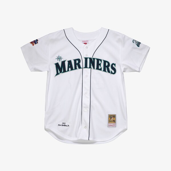 Ken Griffey Jr. Seattle Mariners 1997 White Authentic Jersey