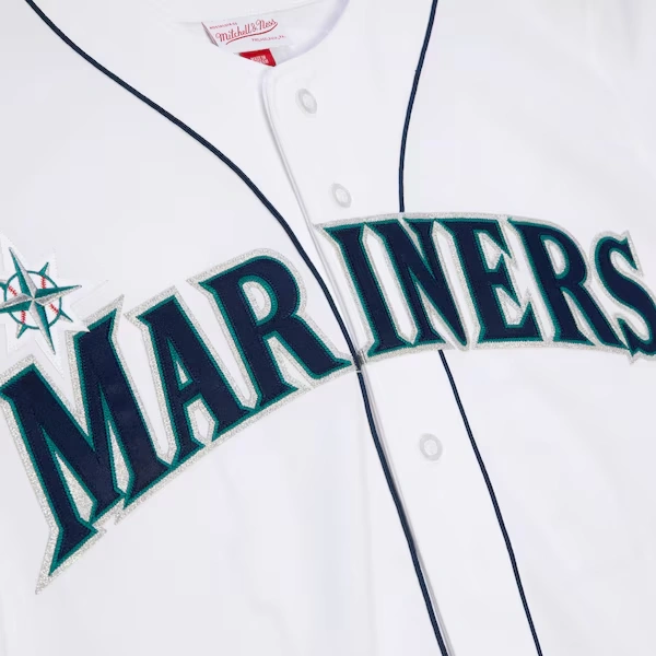 Ken Griffey Jr. Seattle Mariners 1997 White Authentic Jersey 4 Ken Griffey Jr. Seattle Mariners 1997 White Authentic Jersey