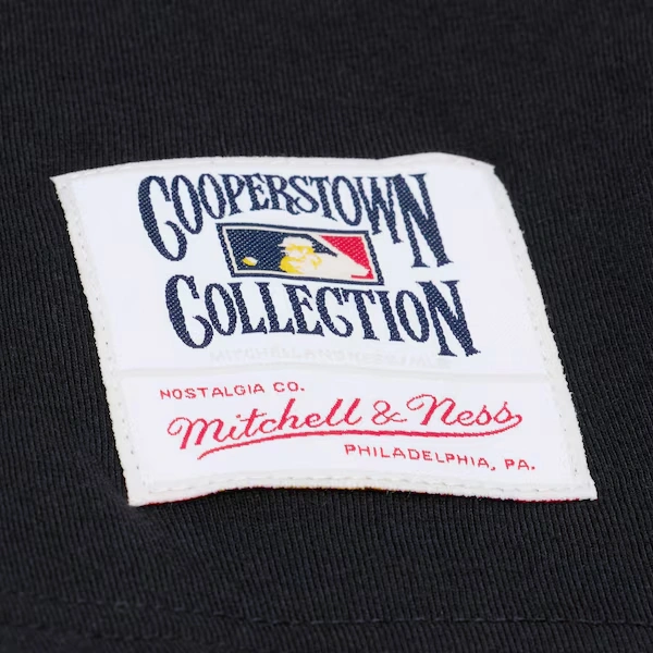 Women's Chicago Cubs Black Phantom Cropped T-Shirt