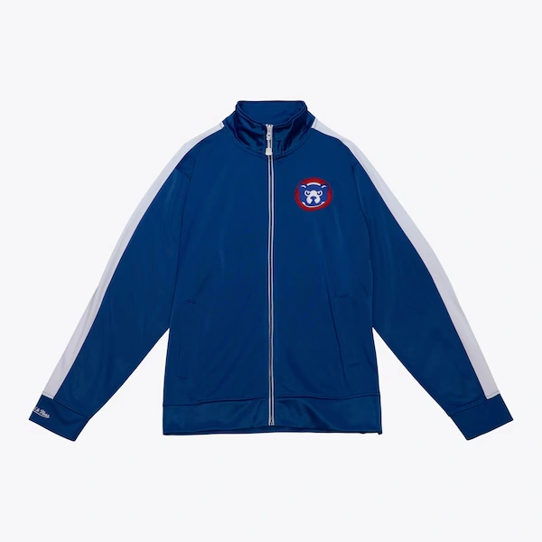 Chicago Cubs Royal Flashback Full-Zip Track Jacket