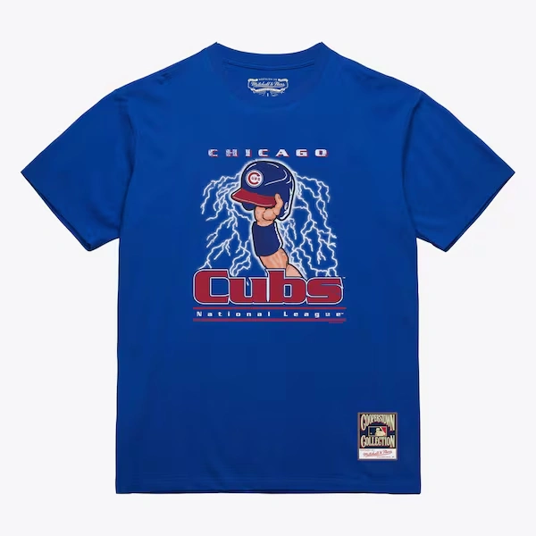 Chicago Cubs Royal Winner's Helmet T-Shirt