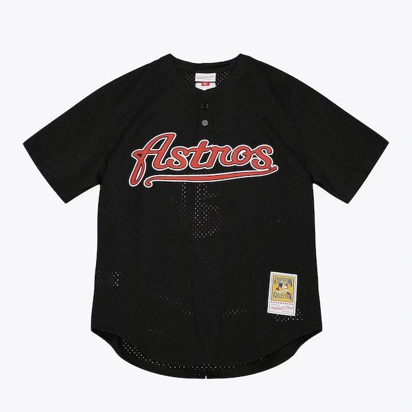 Jeff Bagwell Houston Astros Black 2002 Authentic Batting Practice Jersey