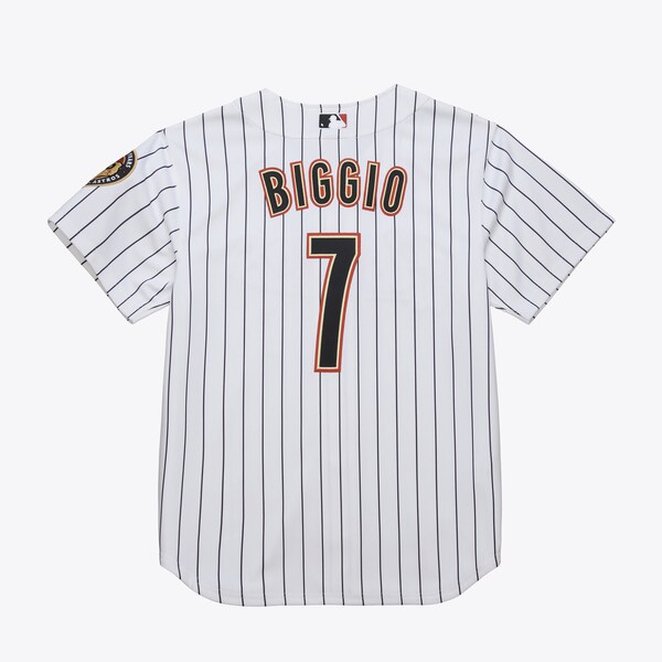 Craig Biggio Houston Astros White 2001 Authentic Jersey