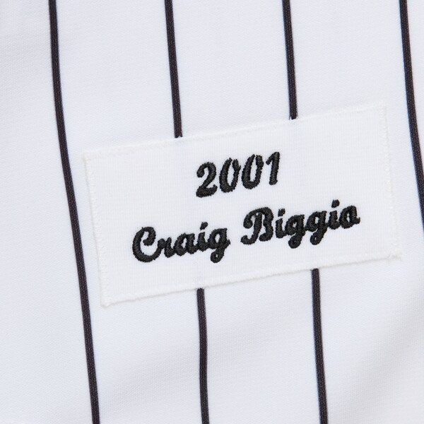 Craig Biggio Houston Astros White 2001 Authentic Jersey