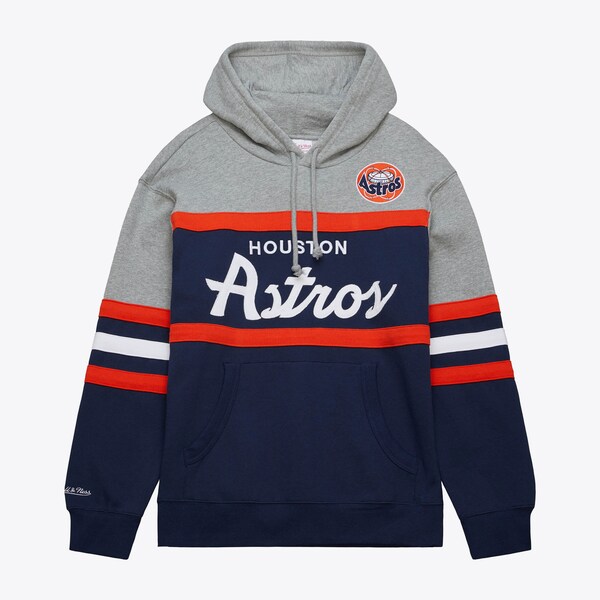 Houston Astros Navy Head Coach Pullover Hoodie