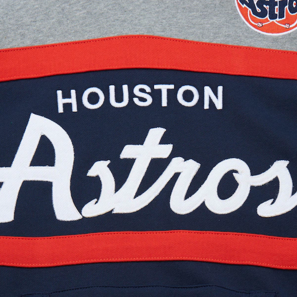 Houston Astros Navy Head Coach Pullover Hoodie
