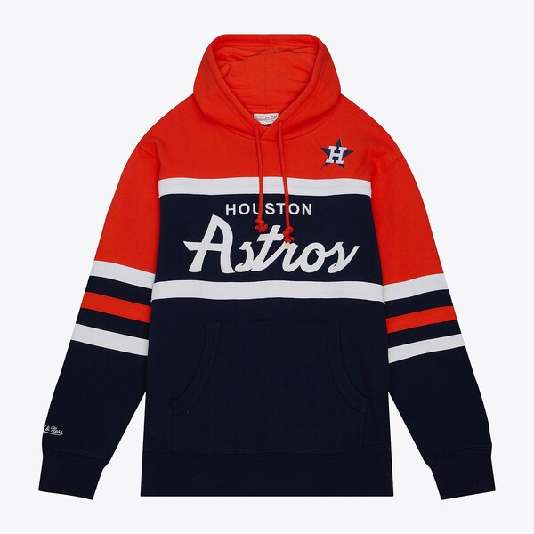 Houston Astros Navy Head Coach Pullover Hoodie