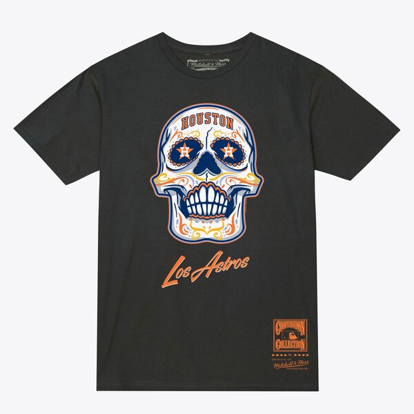 Houston Astros Charcoal Sugar Skull T-Shirt