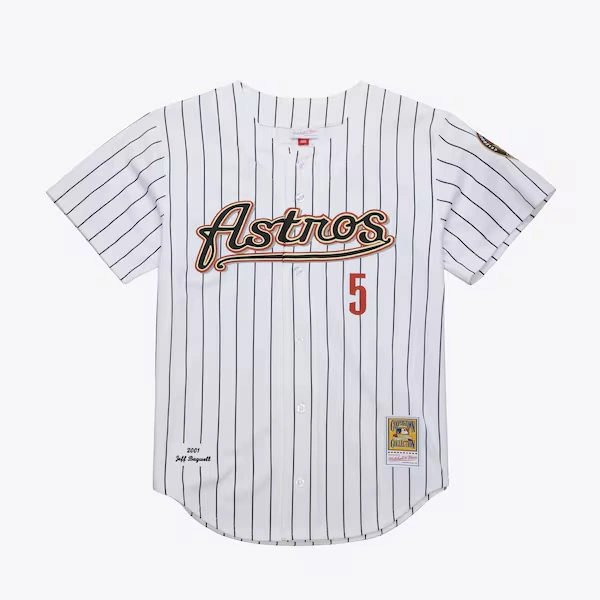 Jeff Bagwell Houston Astros White 2001 Authentic Jersey