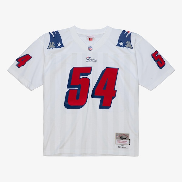 Tedy Bruschi New England Patriots 1996 White Legacy Player Jersey