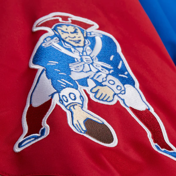 New England Patriots Royal Vintage Heavyweight Satin Full-Zip Jacket 8 New England Patriots Royal Vintage Heavyweight Satin Full-Zip Jacket