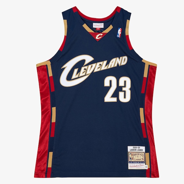 LeBron James Cleveland Cavaliers 2008-09 Navy Authentic Jersey