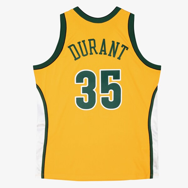 Kevin Durant Seattle SuperSonics 2007-08 Gold Authentic Jersey 3 Kevin Durant Seattle SuperSonics 2007-08 Gold Authentic Jersey